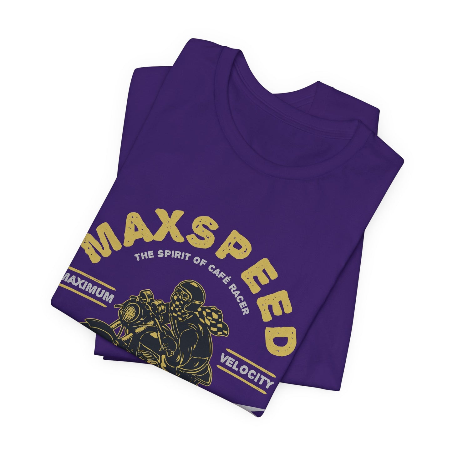 Maxspeed, The Spirit of Cafe Racer - Unisex Jersey Short Sleeve Tee - 13636