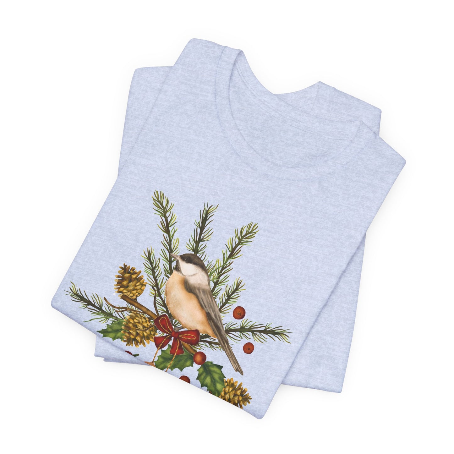 Christmas Bird - Unisex Jersey Short Sleeve Tee - 10347