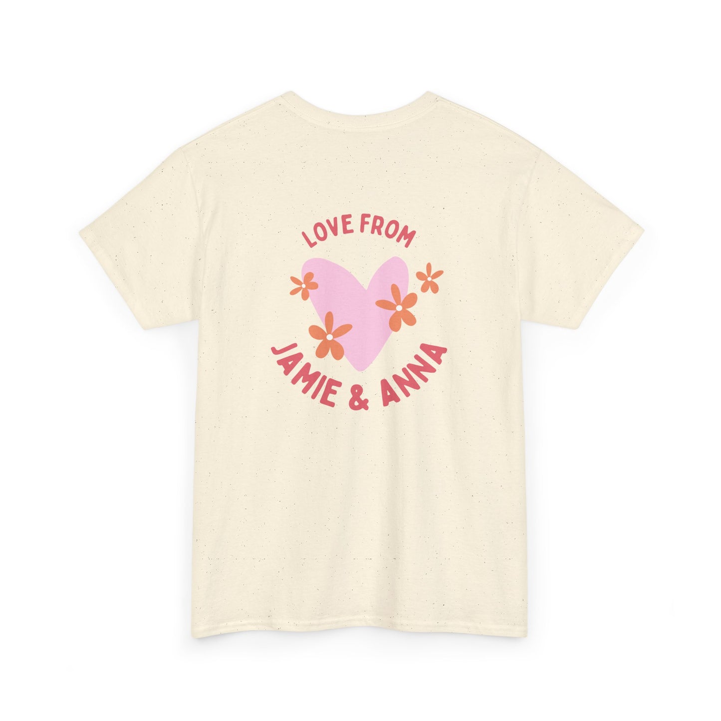 Mama Bear, Love From Jamie & Anna, Names Customizable - Unisex Heavy Cotton Tee - 11775