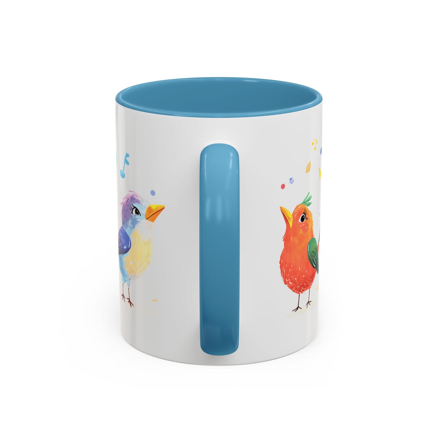 Colorful Birds - Accent Coffee Mug (11, 15oz)