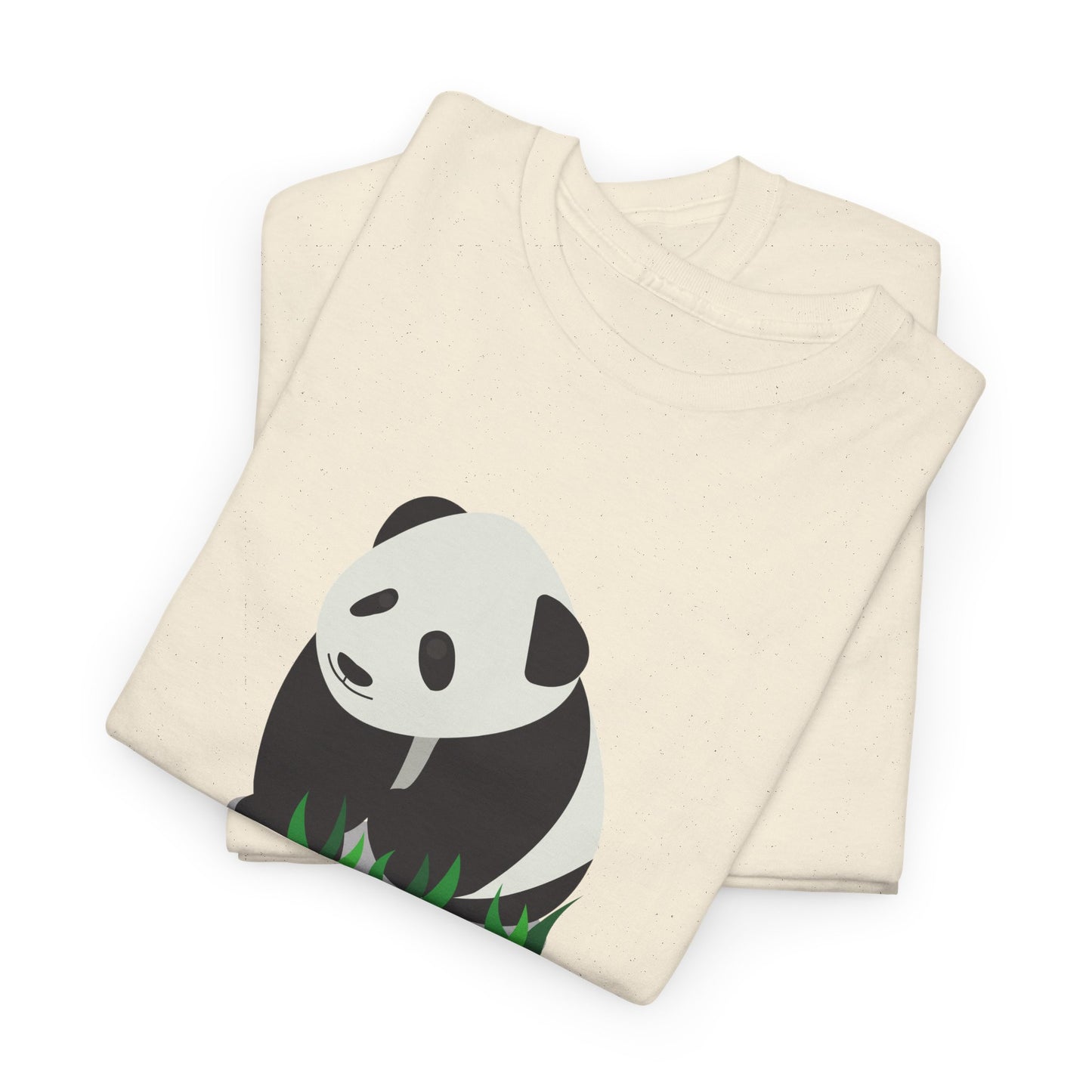 Chengdu Panda Unisex Heavy Cotton Tee - Cozy and Fun Graphic Tee for Animal Lovers - 12206
