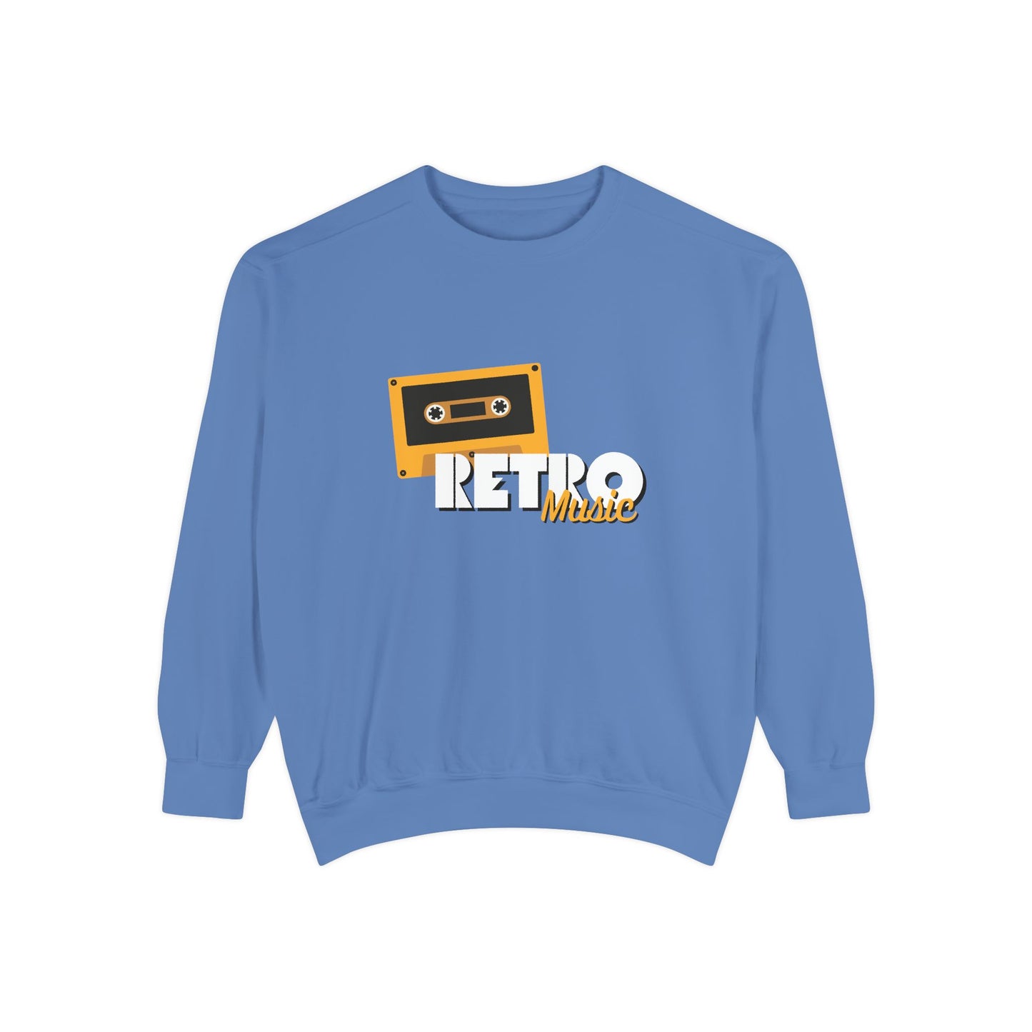 Retro Music - Unisex Garment-Dyed Sweatshirt - 10604