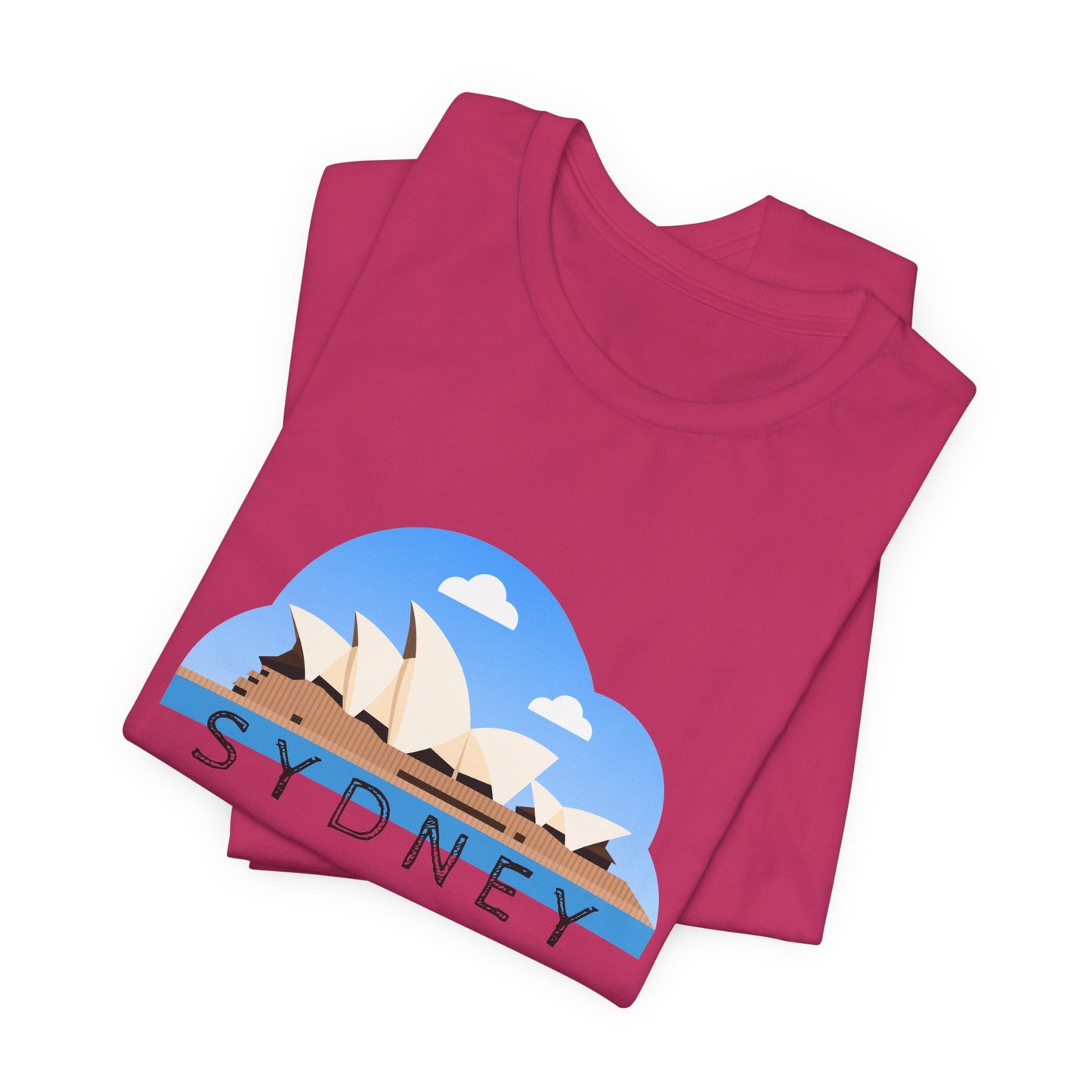 Sydney Graphic Unisex Jersey Tee - Coastal Vibes T-Shirt - 12044