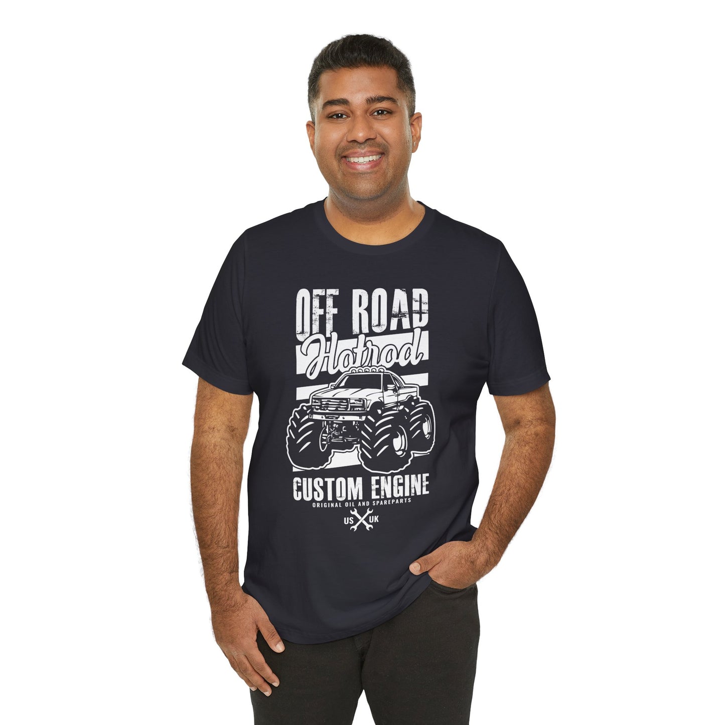 Off Road Hotrod, Custom Engine - Unisex Jersey Short Sleeve Tee - 13010