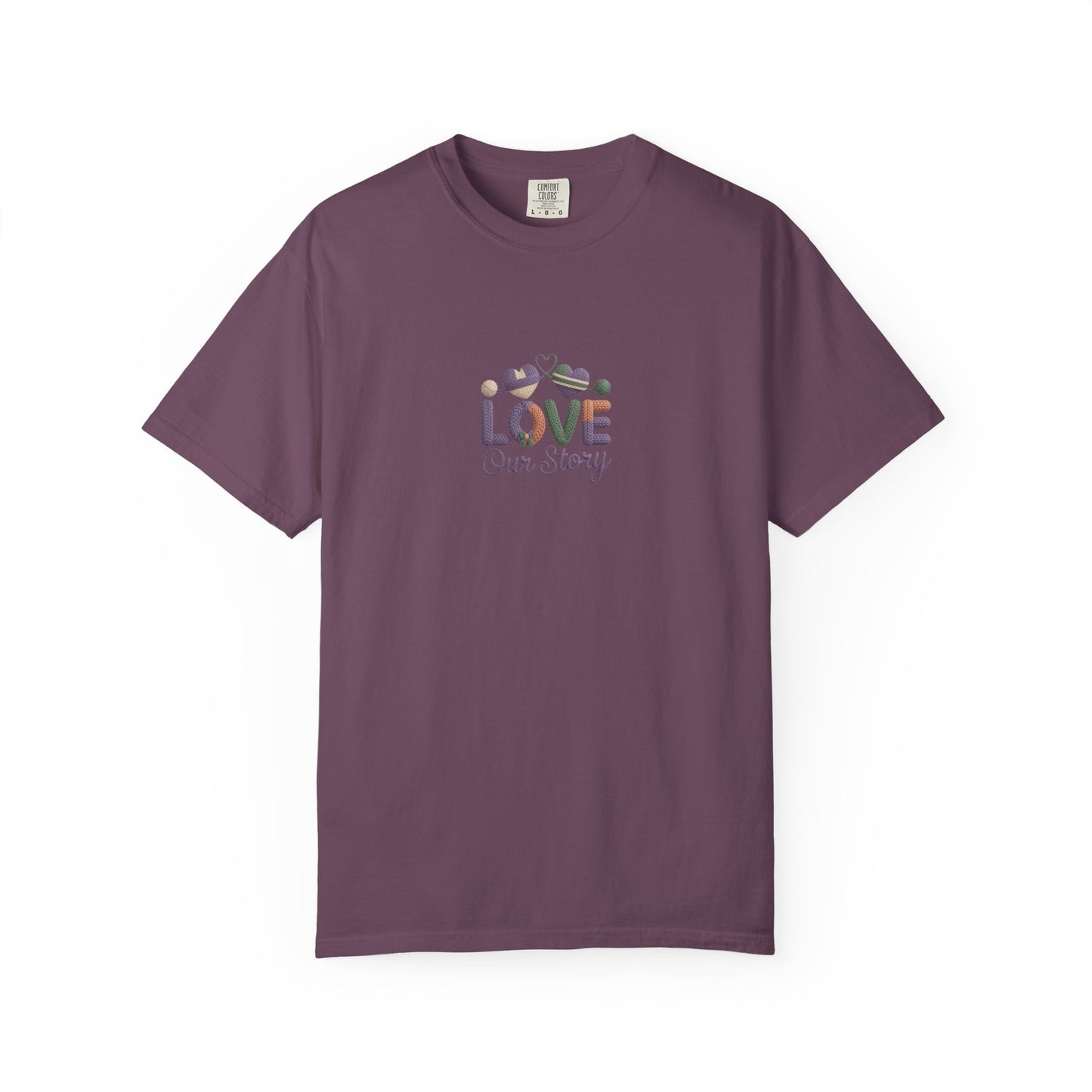 Our Story Valentine Graphic T-Shirt — Custom Placement & Size, Couple Gift - 14750