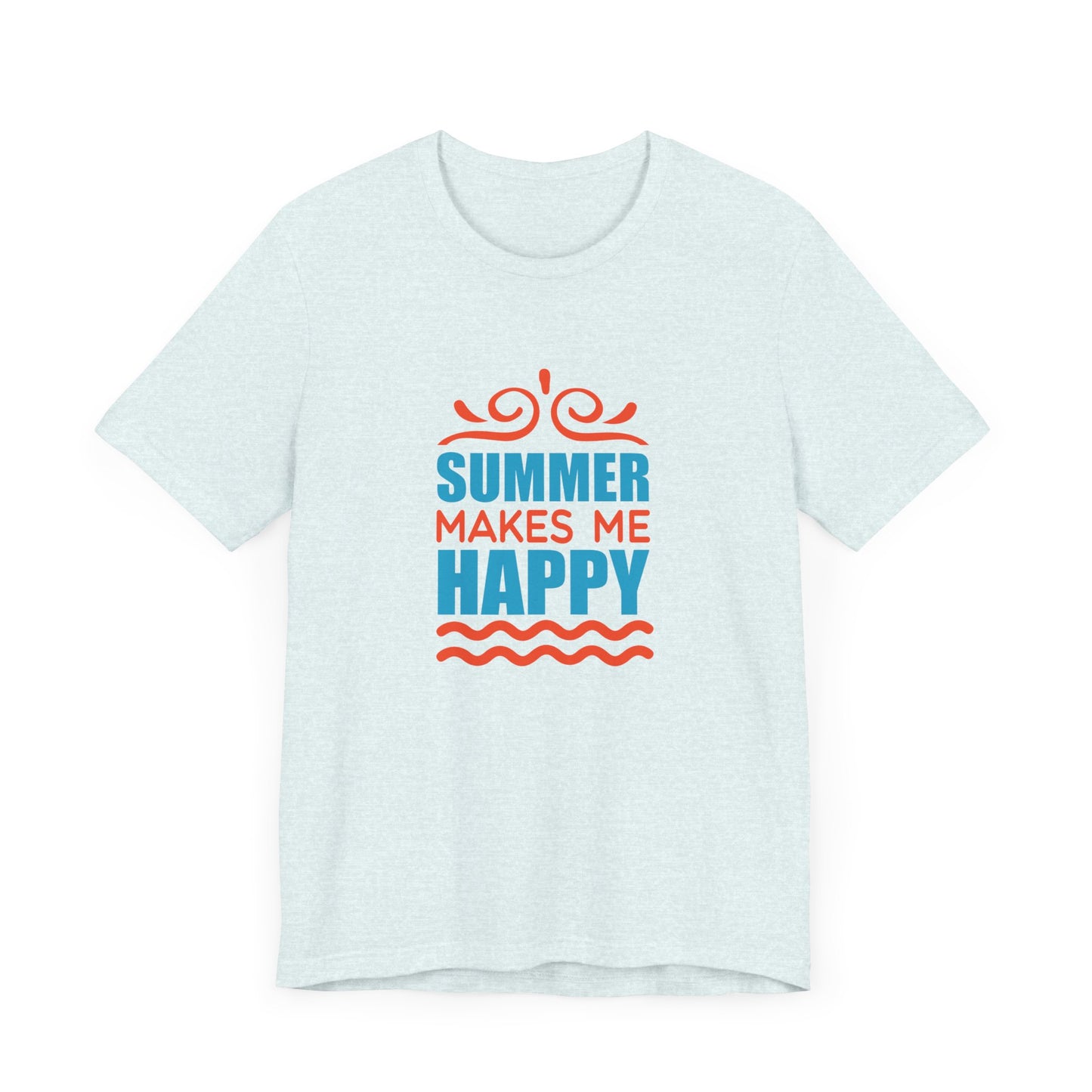 Summer Makes Me Happy - Unisex Jersey Short Sleeve Tee