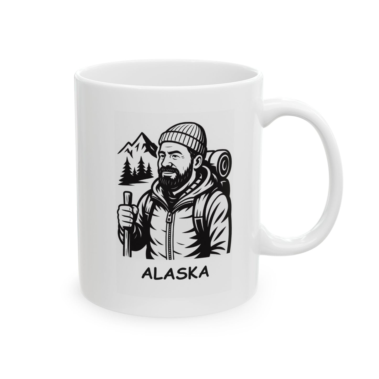 "In Alaska, it’s not ‘toughing it out,’ it’s ‘living the dream.’" Ceramic Mug - 13056