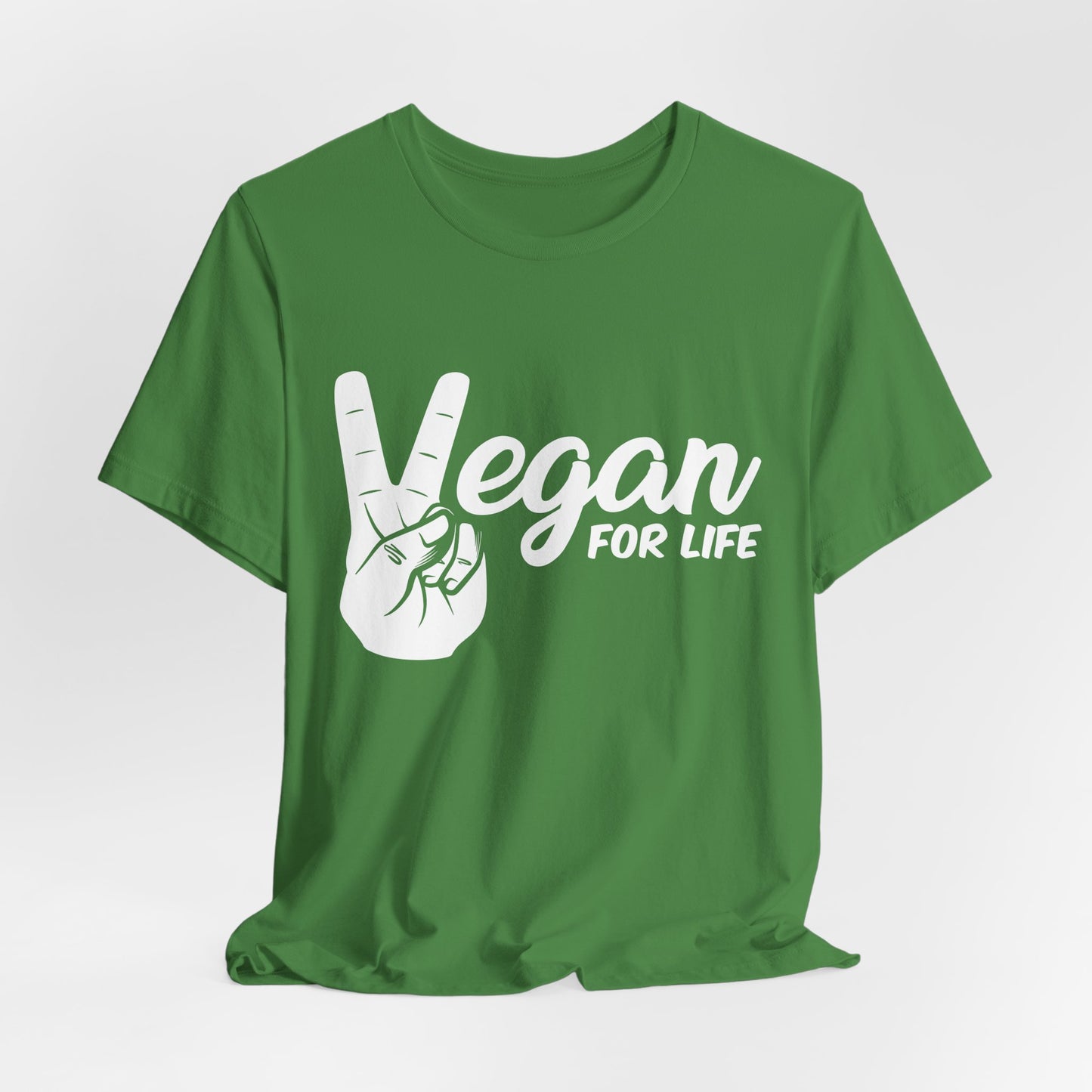 Vegan For Life - Unisex Jersey Short Sleeve Tee - 12381