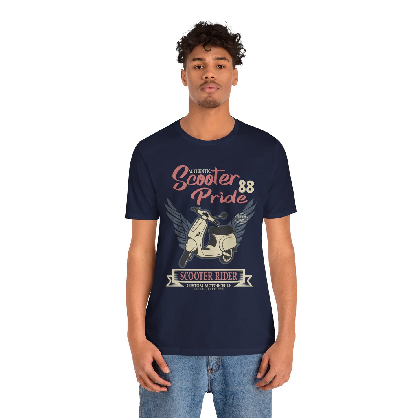 Authentic Scooter Pride - Unisex Jersey Short Sleeve Tee - 13300