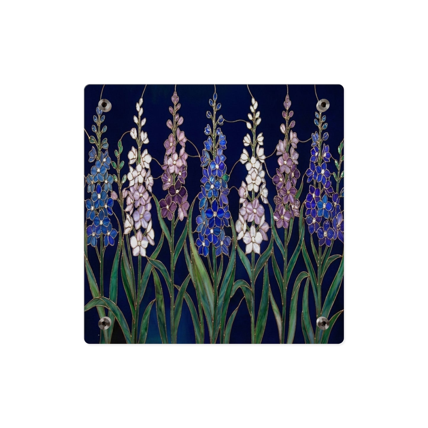 Larkspur Floral Acrylic Wall Art — 14605