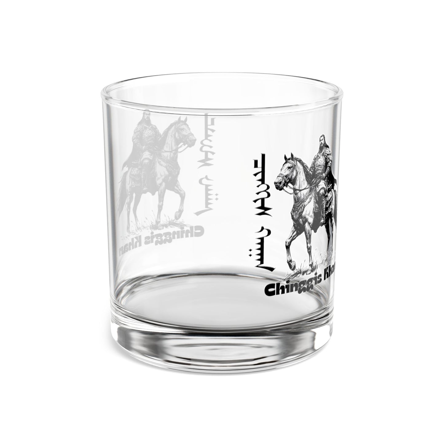 Mongolia: Chinggis Khan - Rocks Glass, 10oz