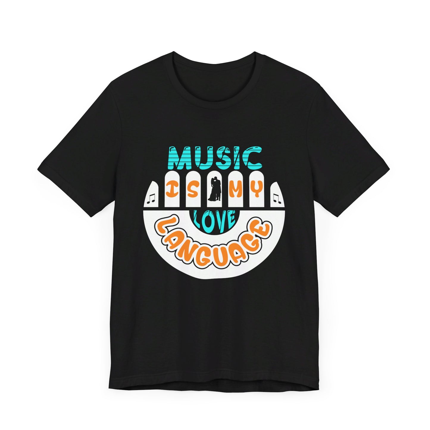 Music Is My Language - Unisex Jersey Short Sleeve Tee