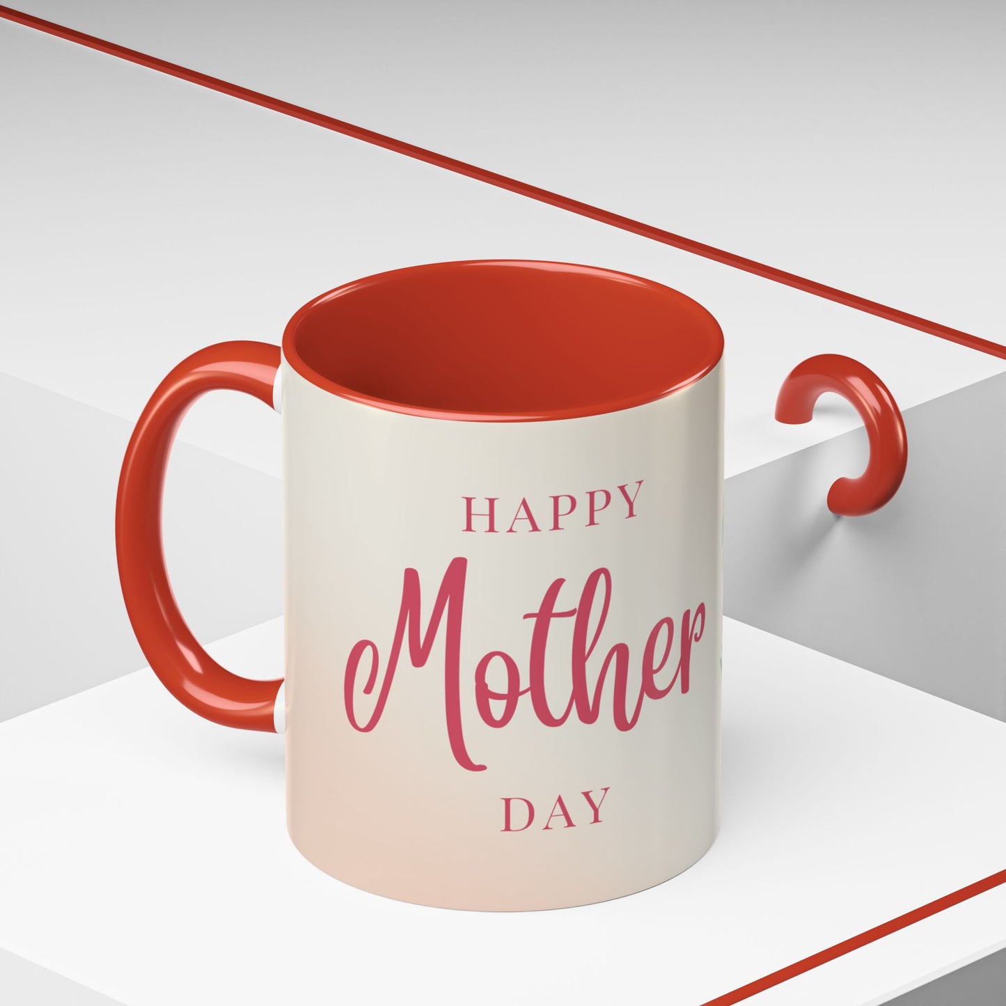 Floral Mother’s Day Coffee Mug, Photo Customizable - Happy Mother’s Day Gift - 12284