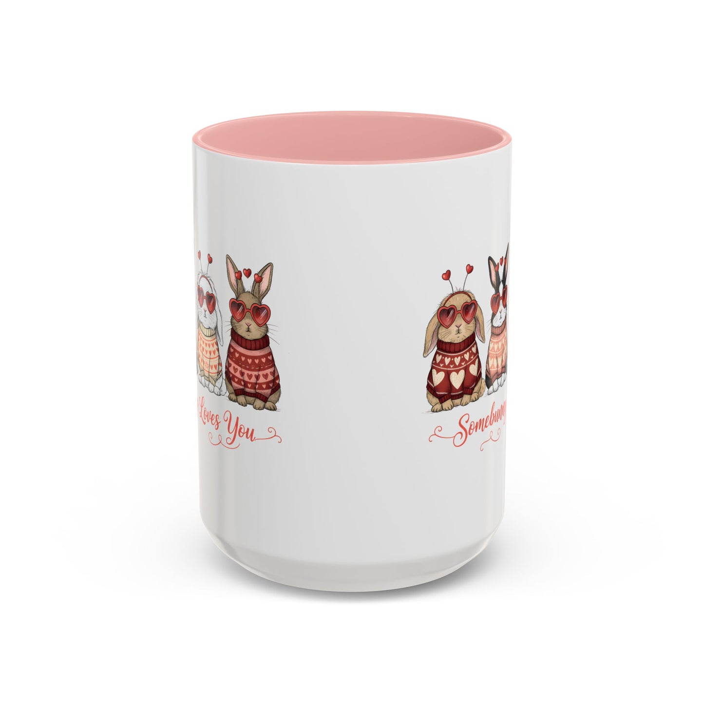 Some Bunny Loves You Mug – Cute Valentine’s Day Bunny Coffee Mug, Funny Romantic Gift for Her or Him (11oz / 15oz) - 14781