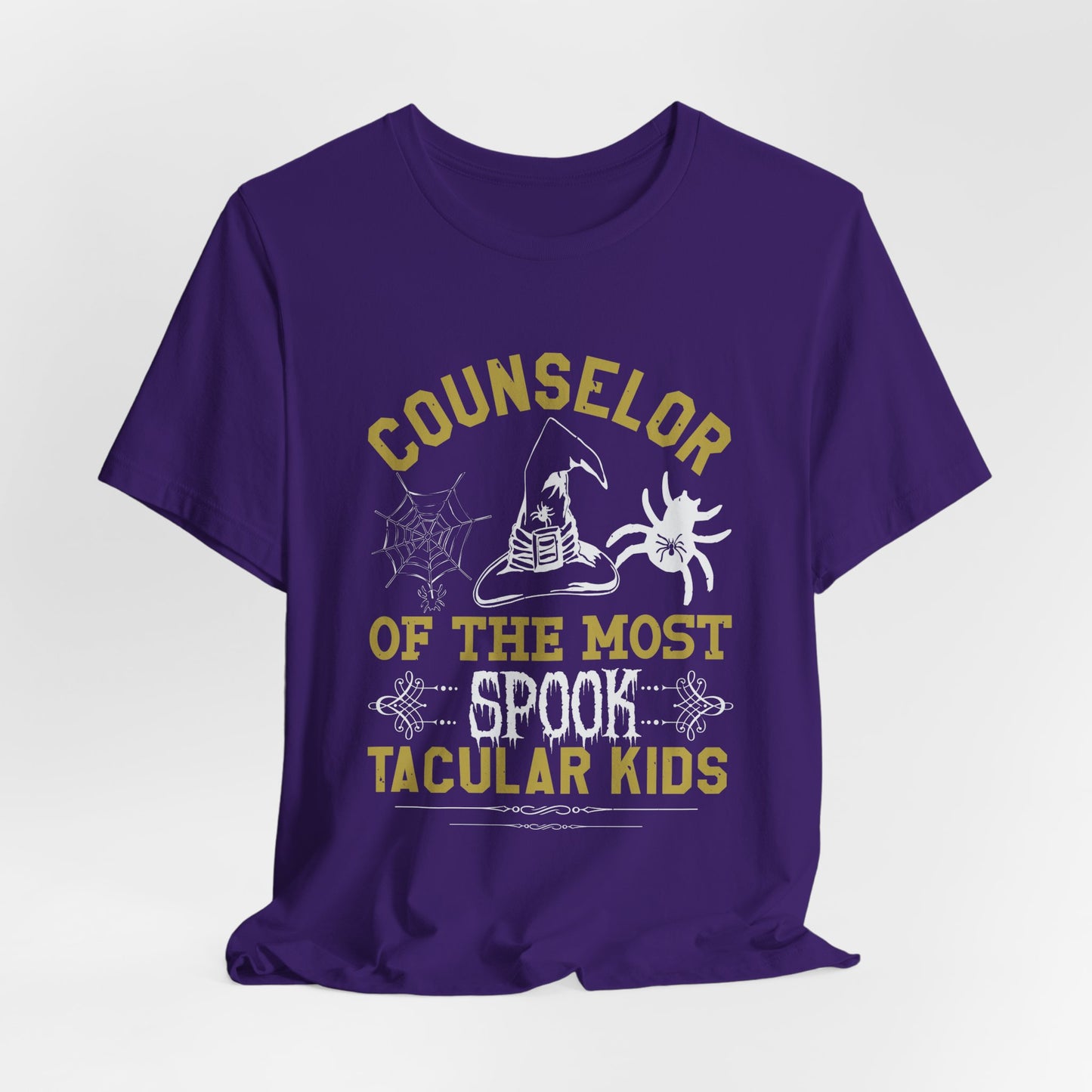 Halloween: counselor of the Most Spook-Tacular Kids - Unisex Jersey Short Sleeve Tee - 12385
