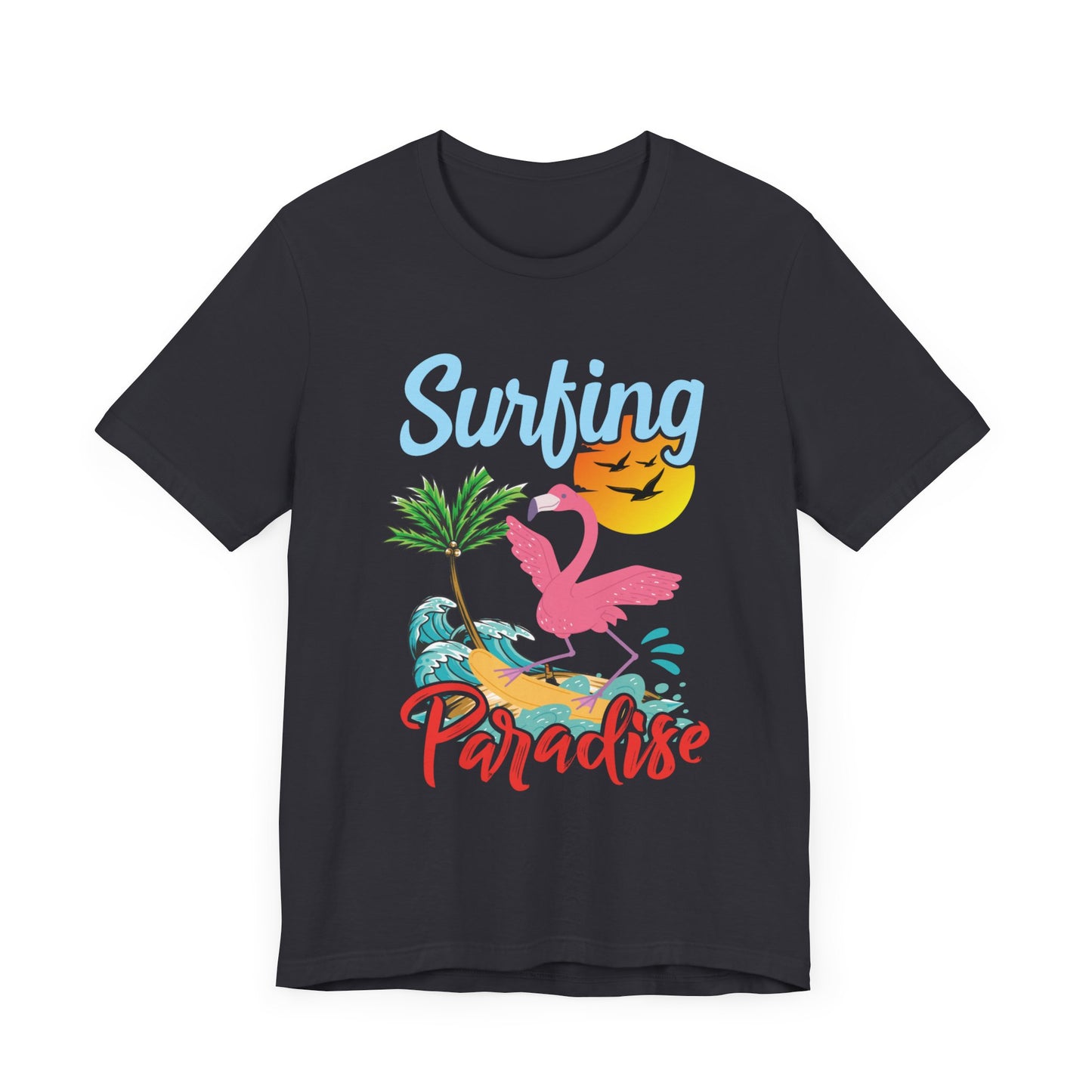 Surfing Paradise - Unisex Jersey Short Sleeve Tee - 13091