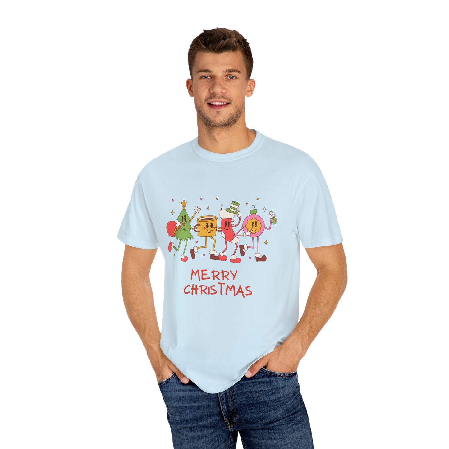 Merry Christmas - Unisex Garment-Dyed T-shirt