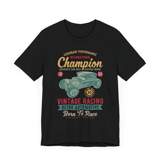 Legendary Performance, Vintage Racing, Retro Automotive - Unisex Jersey Short Sleeve Tee - 12954