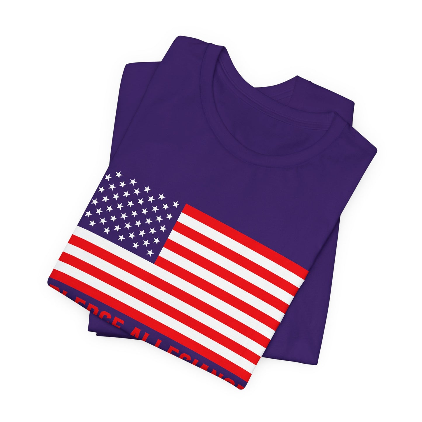 Patriotic Pledge Tee, Unisex T-Shirt for Celebrating Freedom, Independence Day Shirt Gift for Patriots - 13697