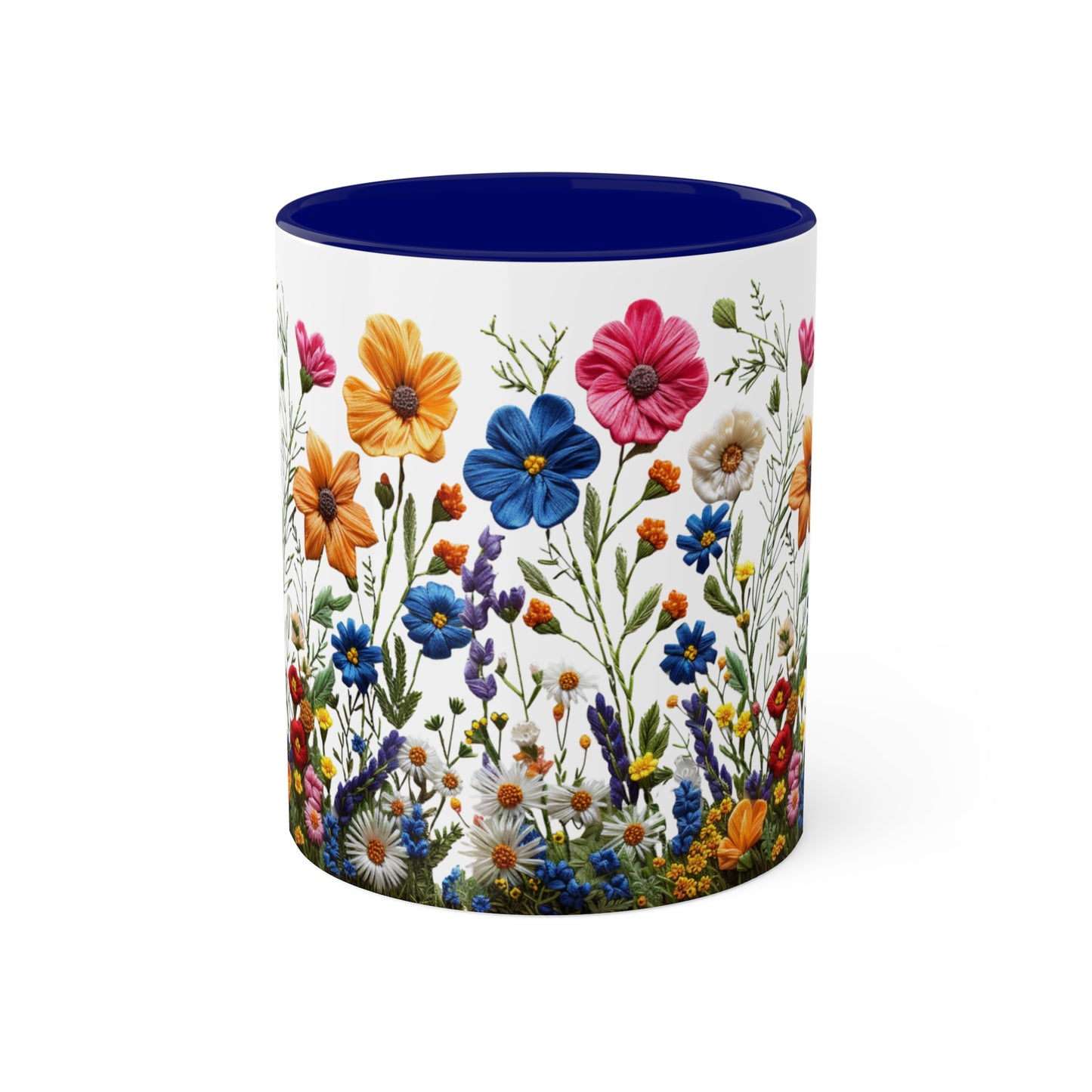 Wild and Free: Wildflower Colorful Mugs, 11oz