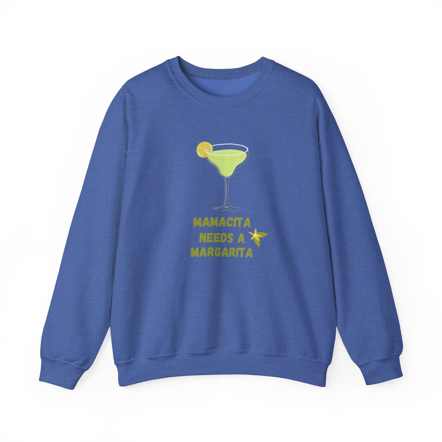 Mamacita Needs a Margarita Sweatshirt | Unisex Heavy Blend™ Crewneck - 11891