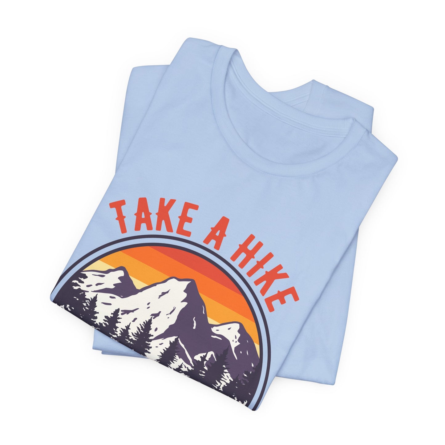 Camping: Take A Hike - Unisex Jersey Short Sleeve Tee