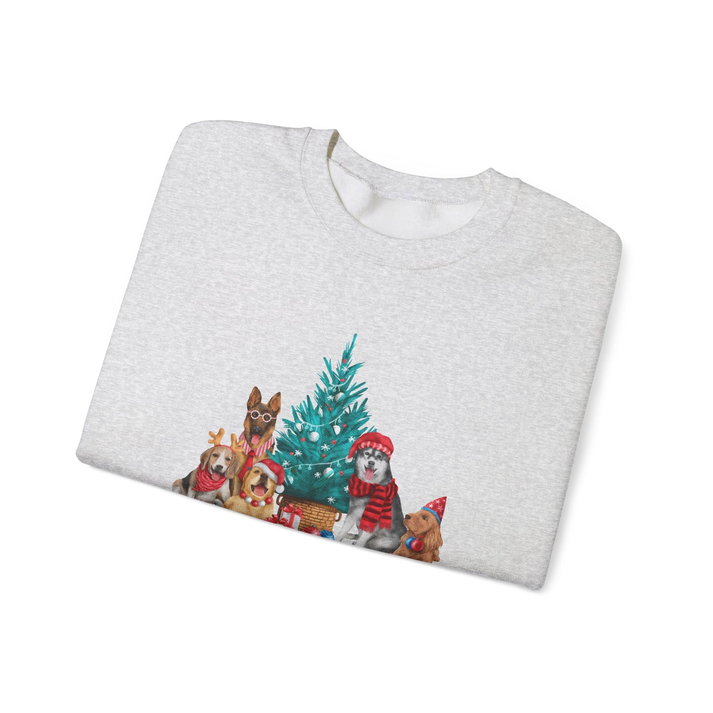 Merry Christmas, Dogs - Unisex Heavy Blend™ Crewneck Sweatshirt - 10265