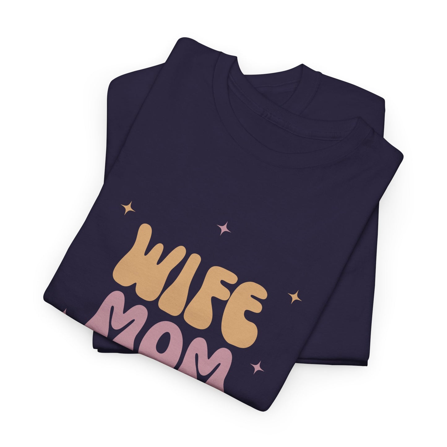 Wife Mom Friend Heavy Cotton Tee | Perfect Gift for Moms & Friends - 12462