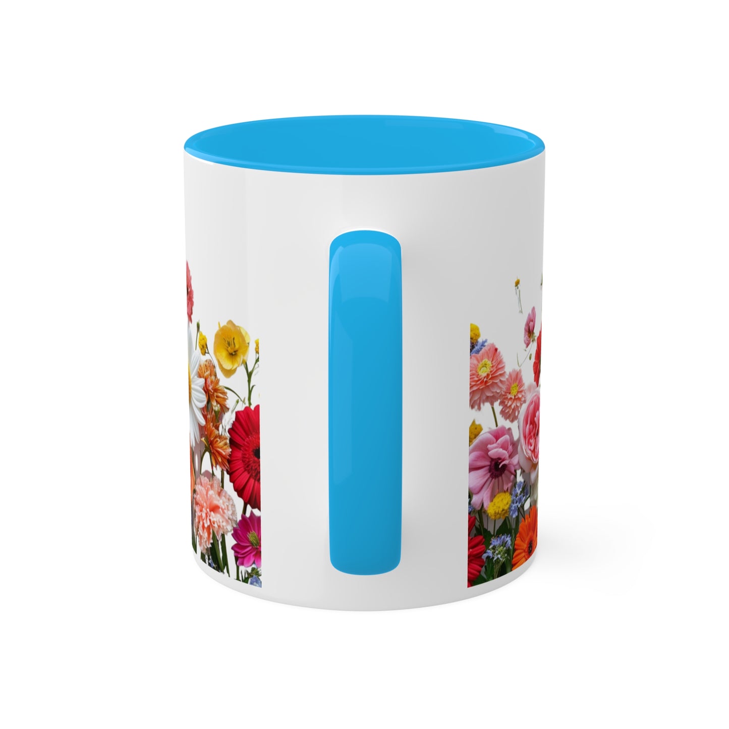 Bright Flowers - Colorful Mugs, 11oz