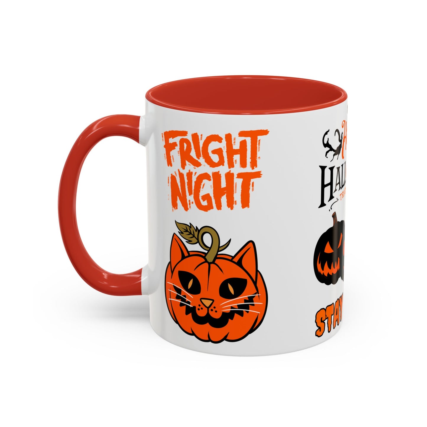 Happy Halloween, Stay Spooky - Accent Coffee Mug (11, 15oz)