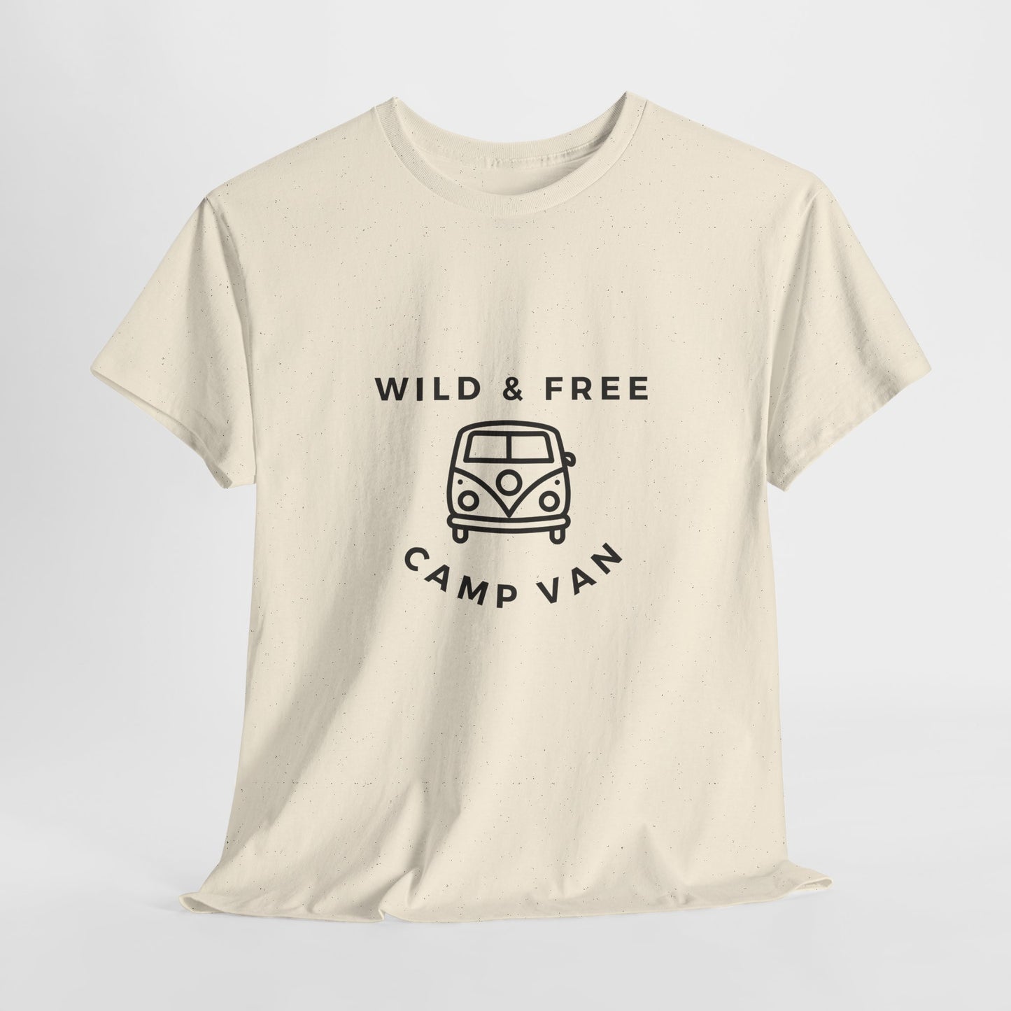 Wild & Free, Camp Van - Unisex Heavy Cotton Tee - 10567