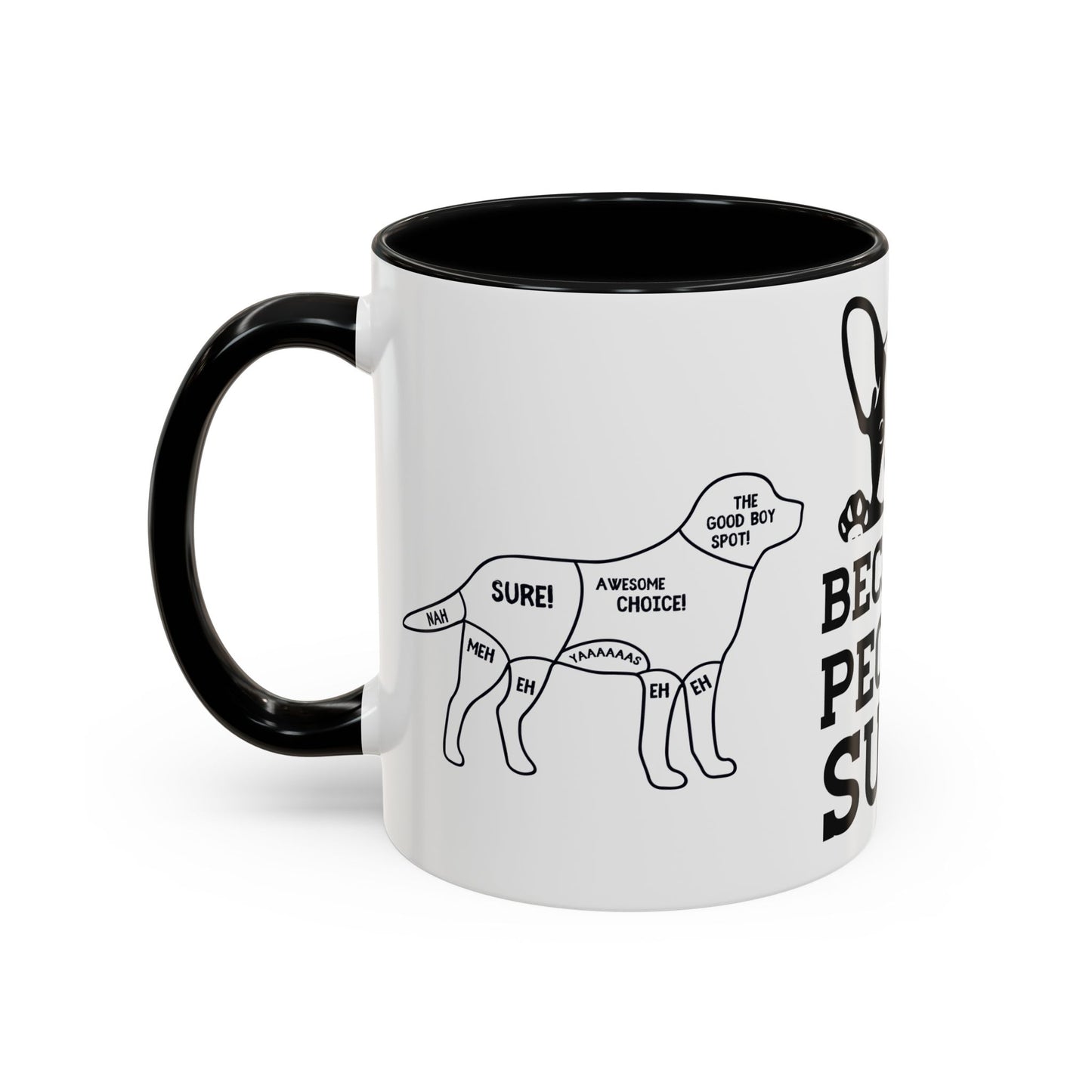 Because People Suck - Accent Coffee Mug (11, 15oz)