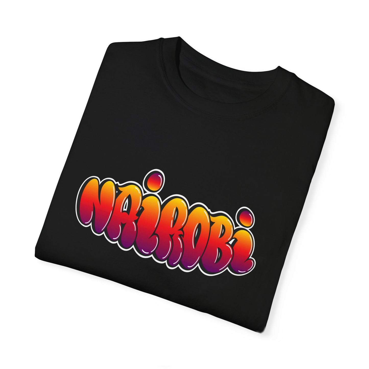 Nairobi Graphic T-Shirt - Unisex Garment-Dyed Tee - 12181