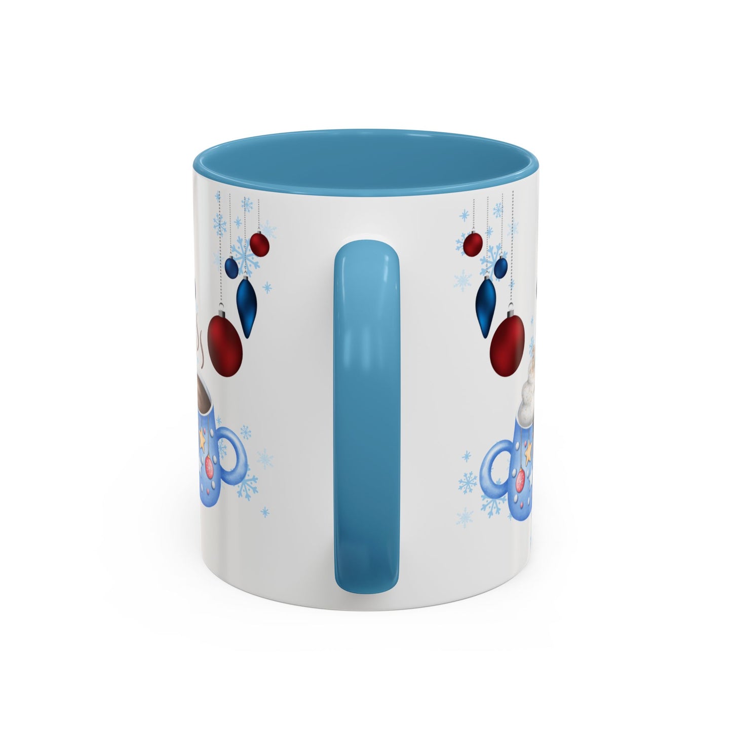 Blue Christmas - Accent Coffee Mug (11, 15oz)