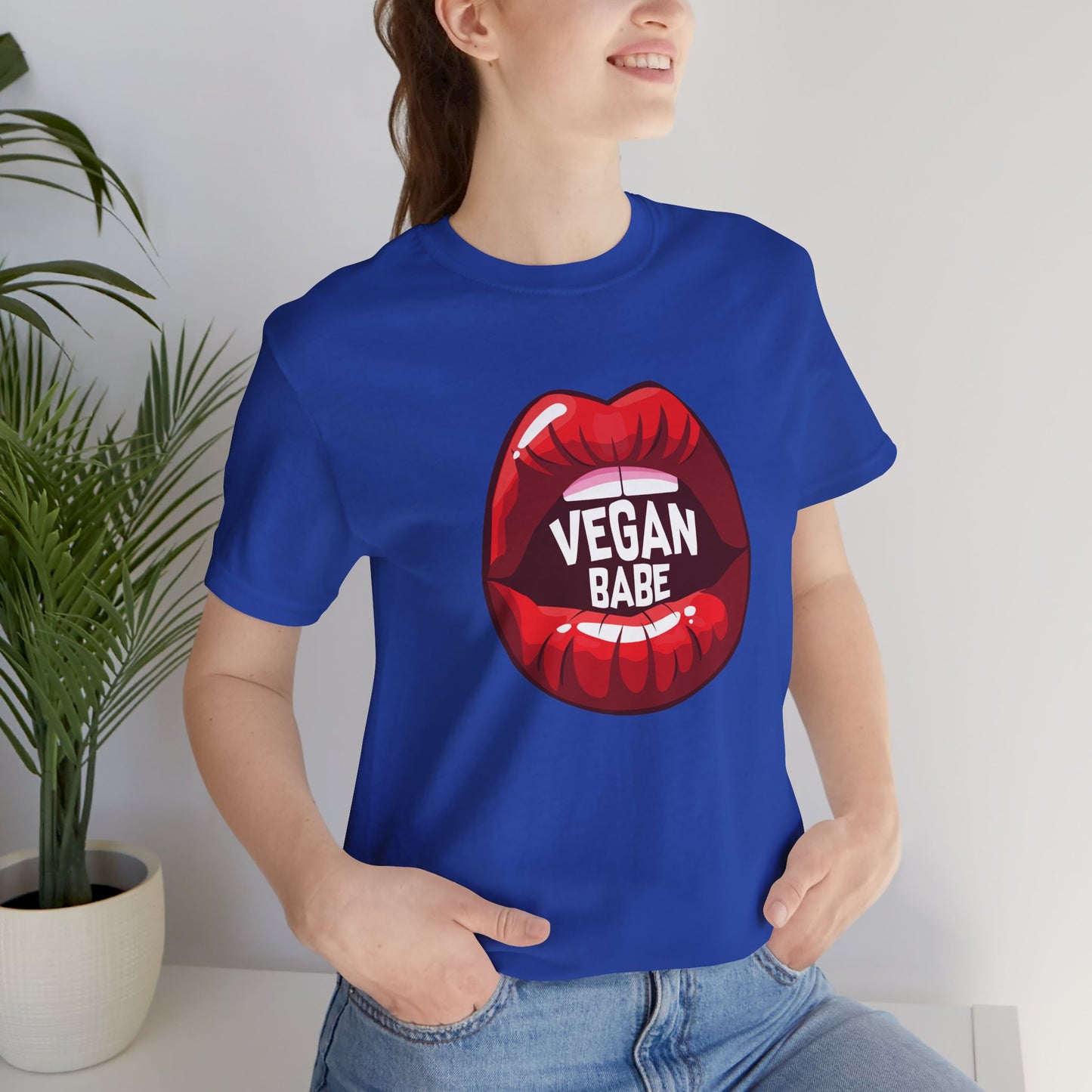 Vegan Babe - Unisex Jersey Short Sleeve Tee - 12426