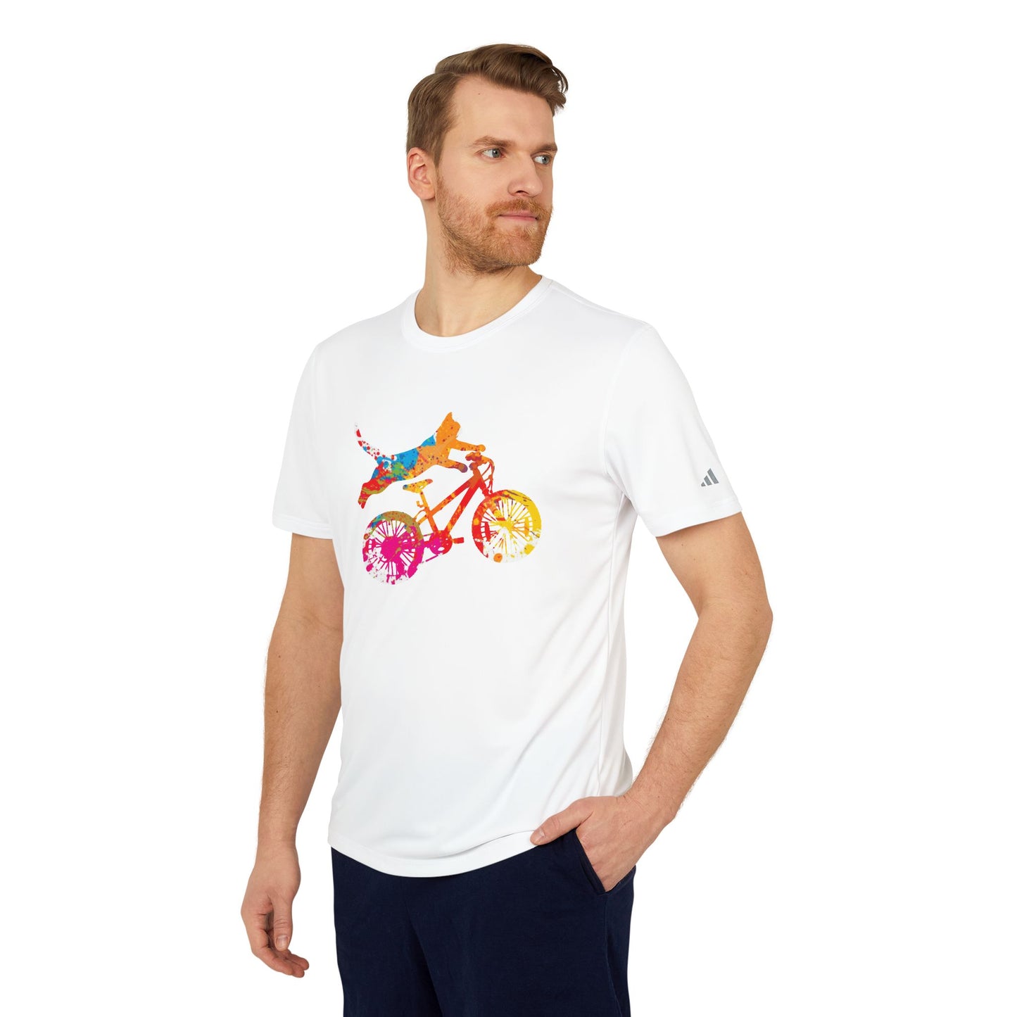 Cyclist - Adidas Unisex Sport T-shirt