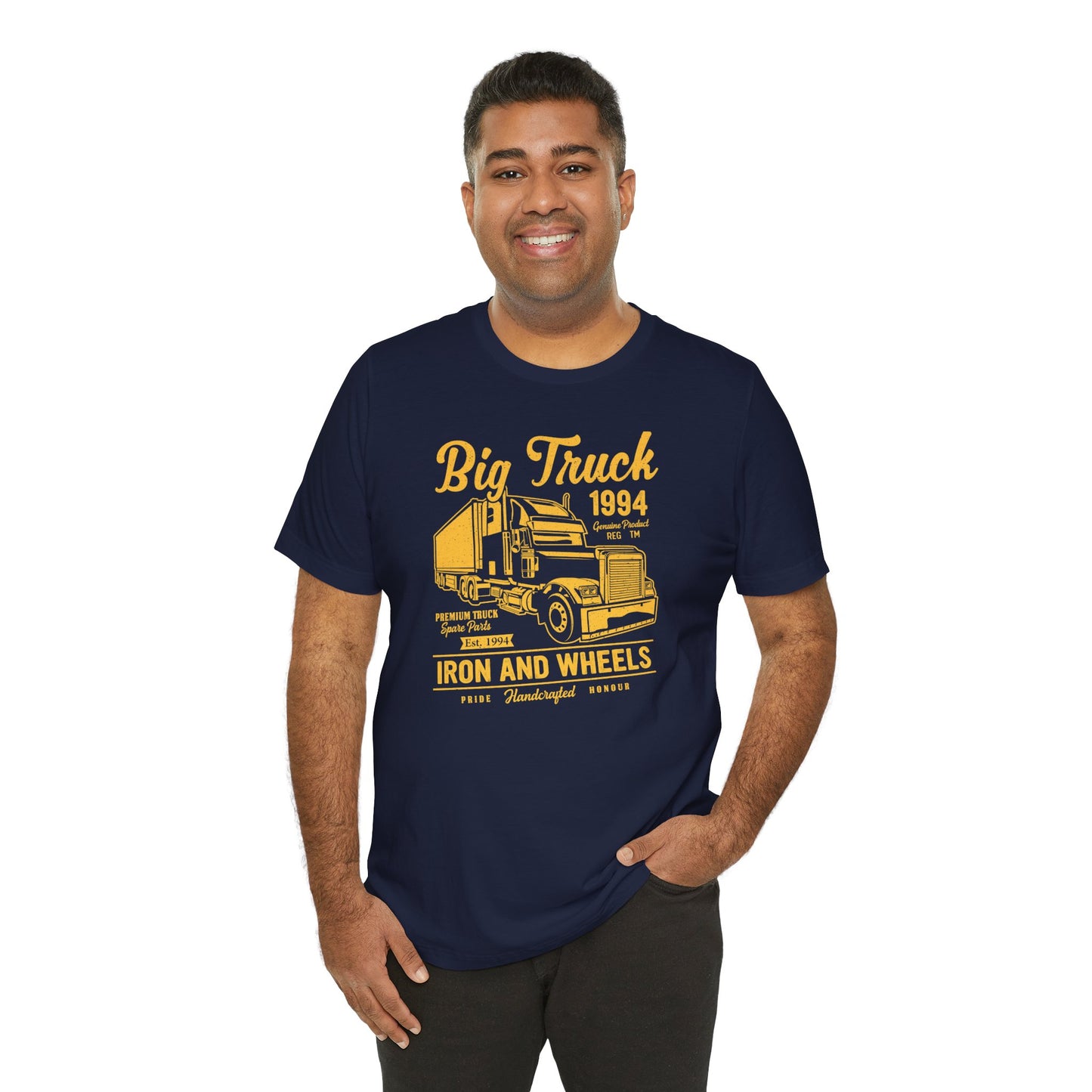 Car & Truck: Big Truck, Iron & Wheels - Unisex Jersey Short Sleeve Tee