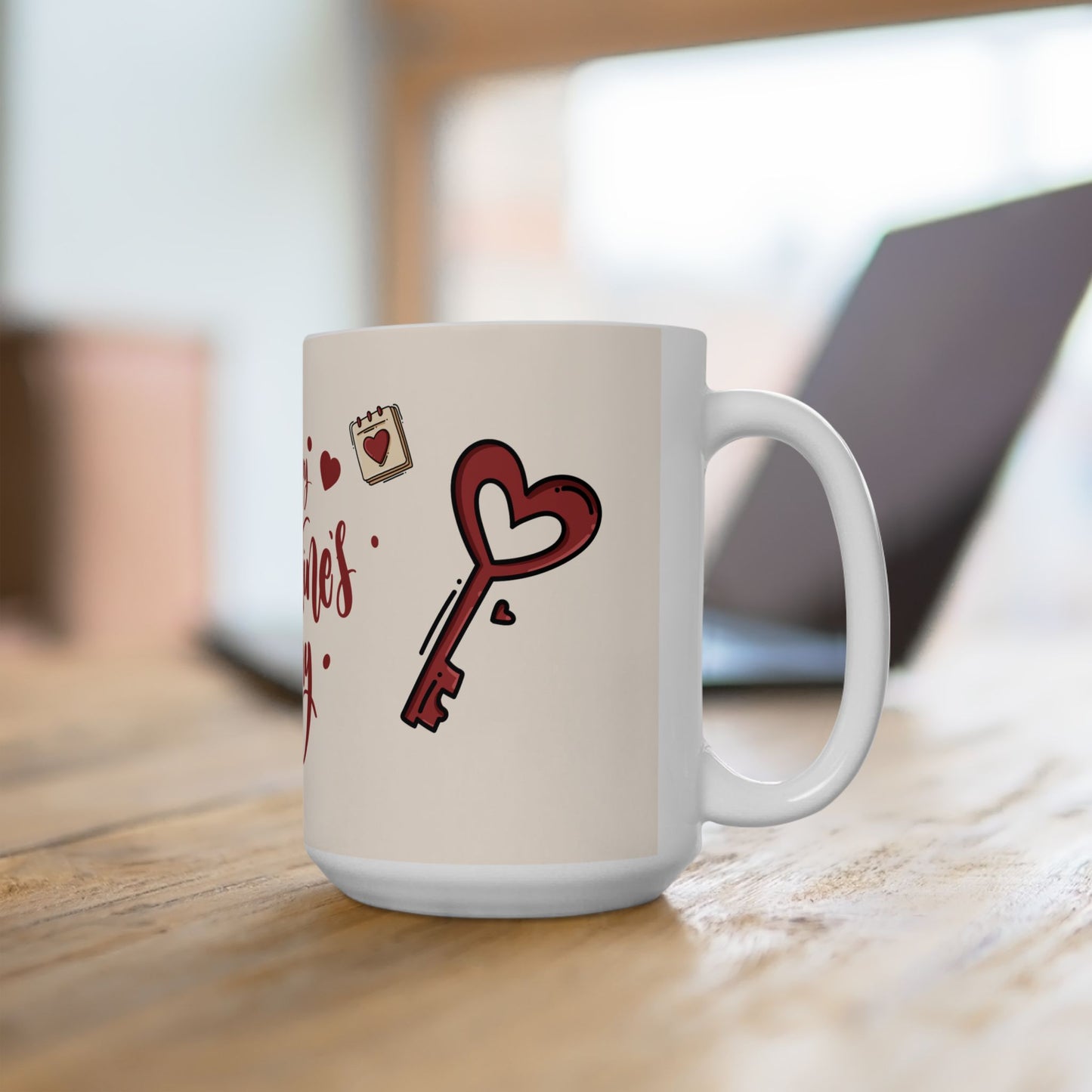 Happy Valentine's Day - Ceramic Mug, (11oz, 15oz) - 11016