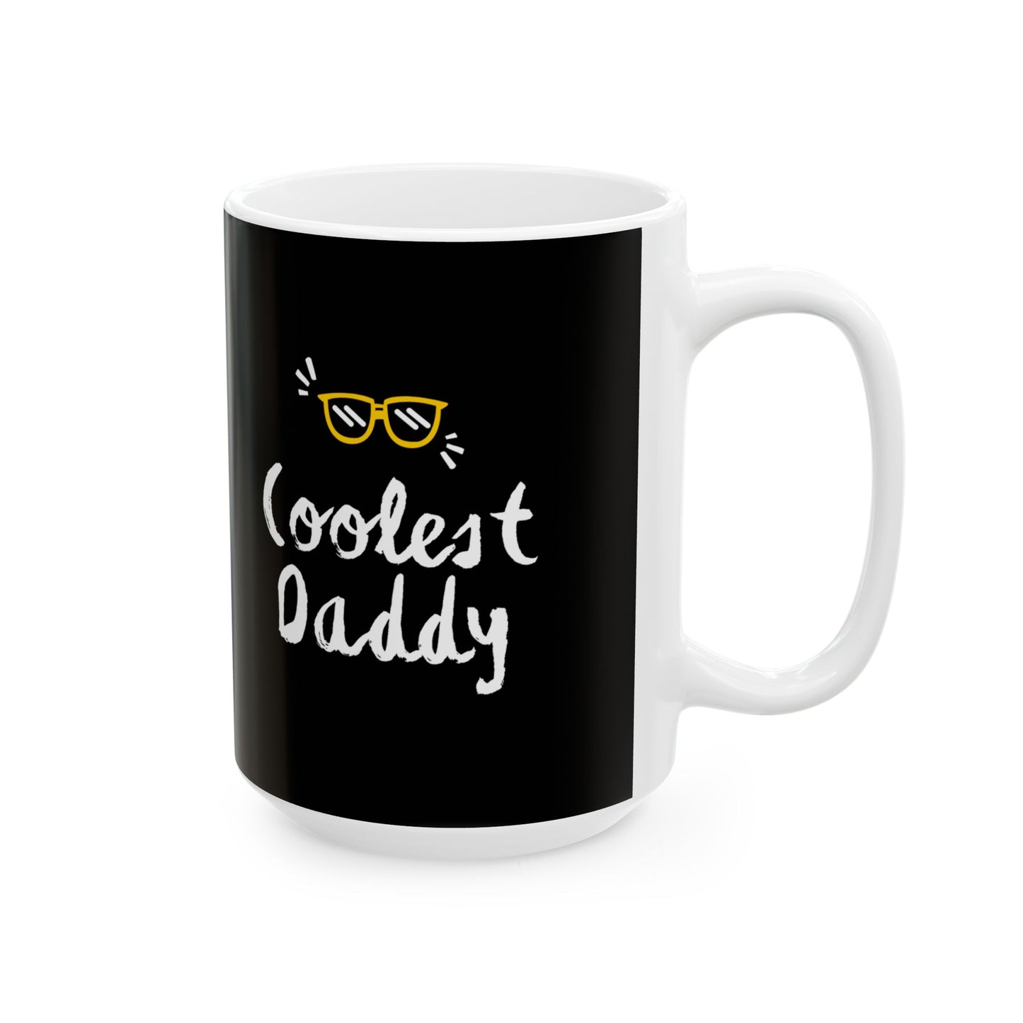 Father's Day Ceramic Mug, Unique Coffee Cup Gift, Dad's Special Mug, Family Bonding, Holiday Present - 14010