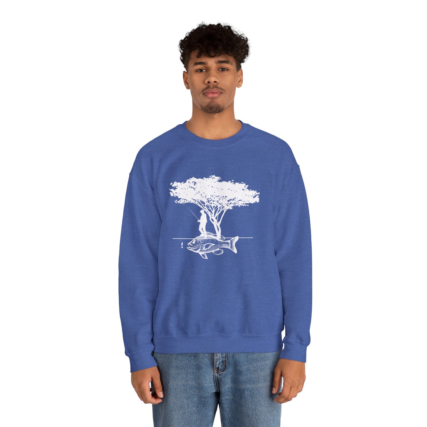 Fishing - Unisex Heavy Blend™ Crewneck Sweatshirt