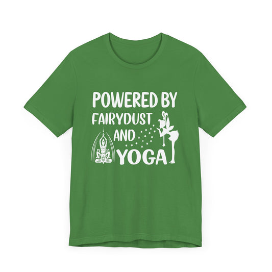Powered By Fairydust & Yoga - Unisex Jersey Short Sleeve Tee - 12304