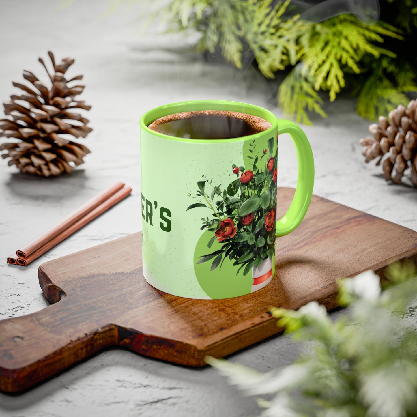 Happy Mother's Day Floral Mug - Colorful 11oz & 15oz Coffee Cup - 11871