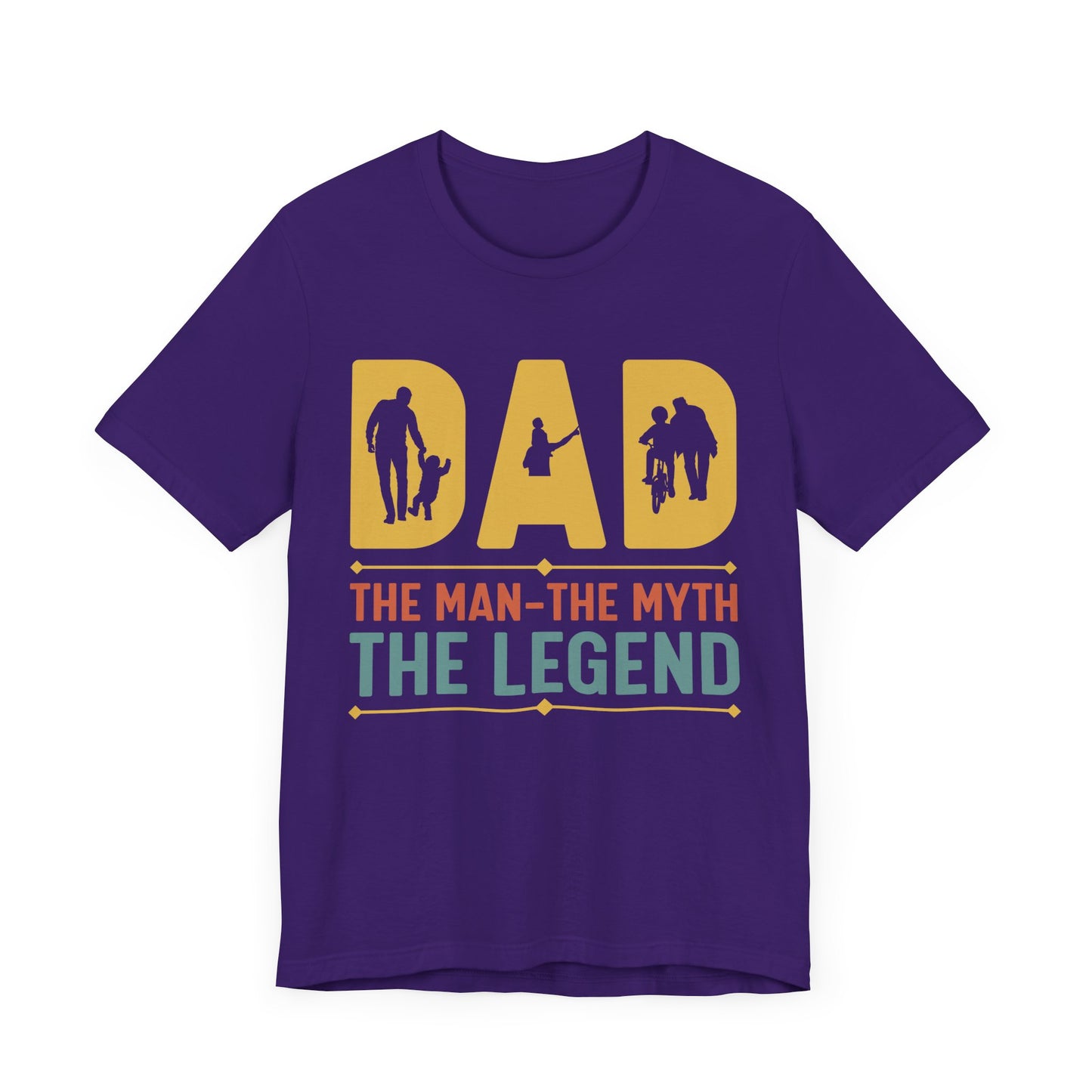 Dad, The Man, The Myth, The Legend - Unisex Jersey Short Sleeve Tee - 13728