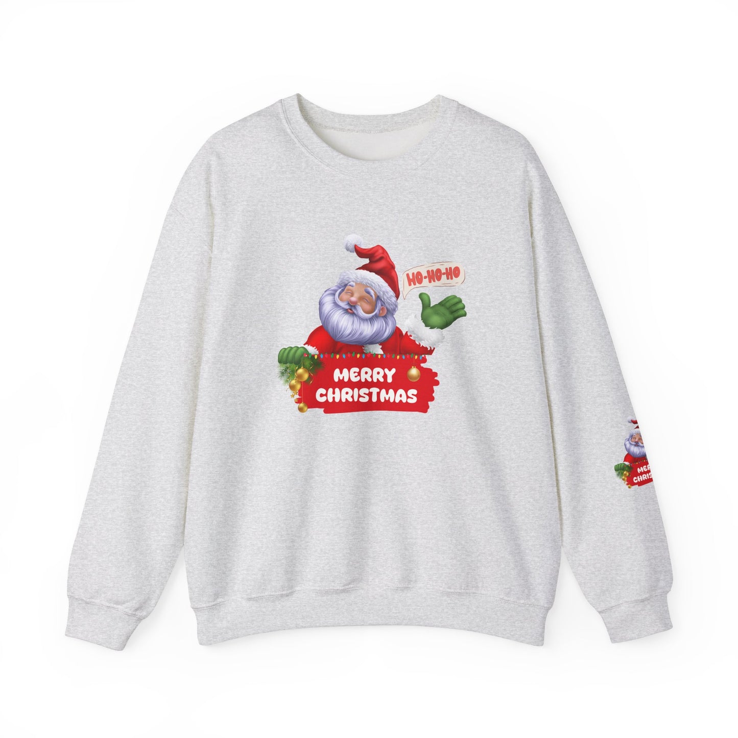 Santa, Hohoho, Merry Christmas - Unisex Heavy Blend™ Crewneck Sweatshirt - 10390