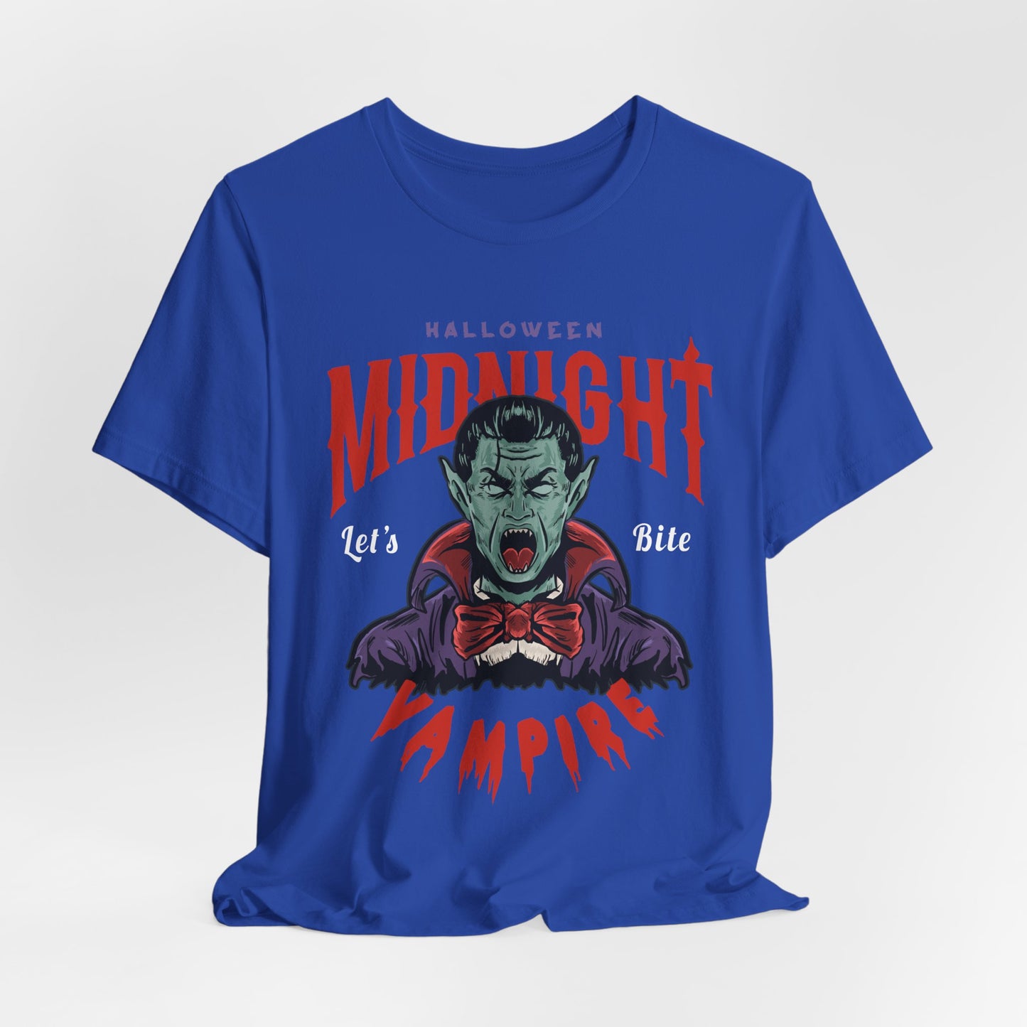 Halloween Midnight, Let's Bite Vampire - Unisex Jersey Short Sleeve Tee - 12937