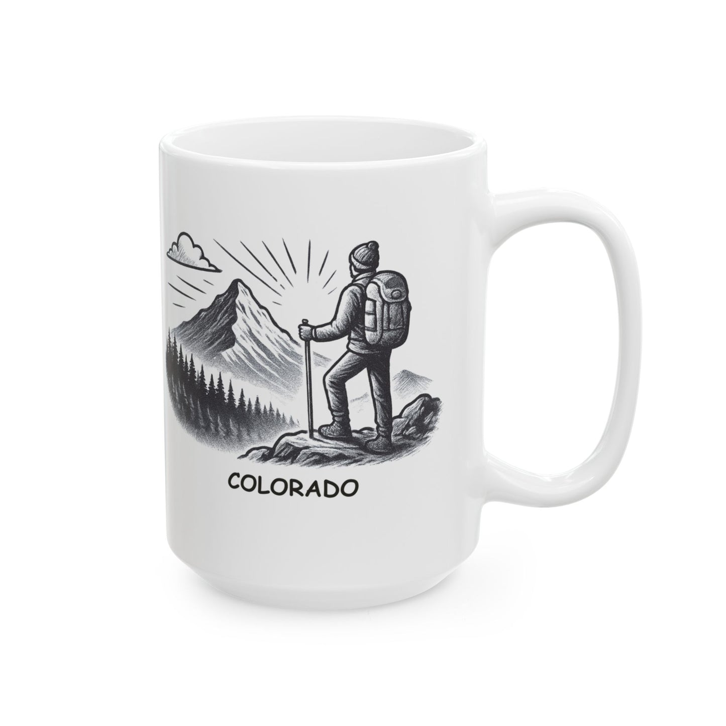 "In Colorado, we believe the best view comes with a little altitude." Ceramic Mug - 13530