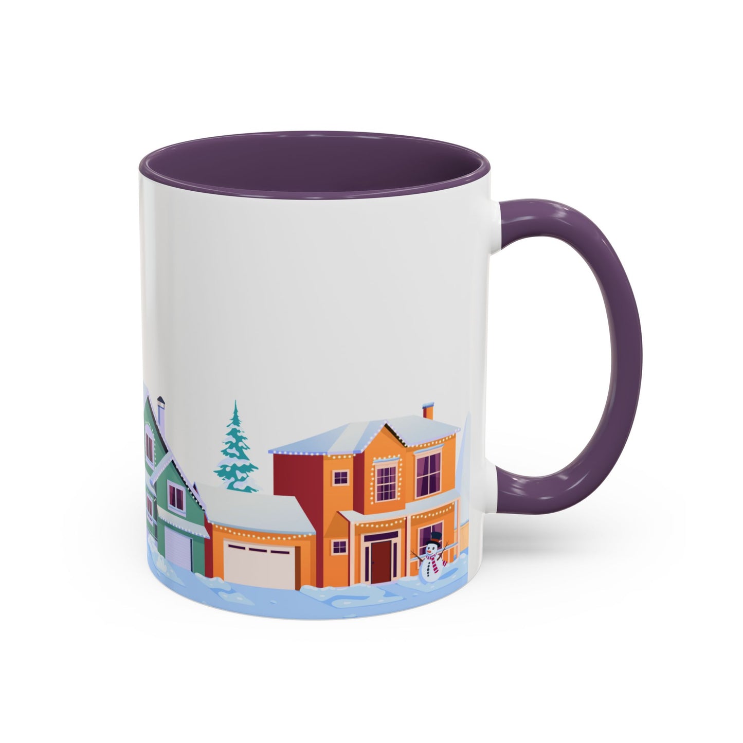 Winter Houses - Accent Coffee Mug (11, 15oz) - 10441