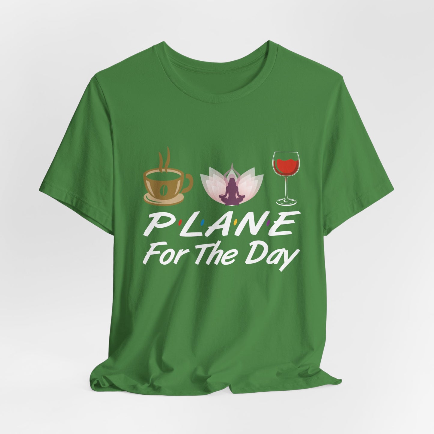 Yoga: Plane For The Day - Unisex Jersey Short Sleeve Tee