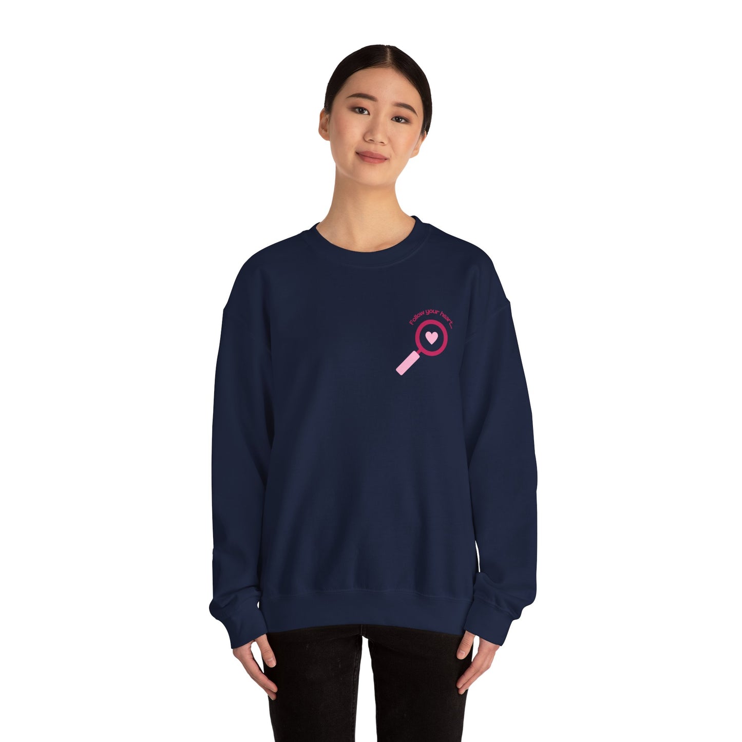 Follow Your Heart - Unisex Heavy Blend™ Crewneck Sweatshirt - 11621