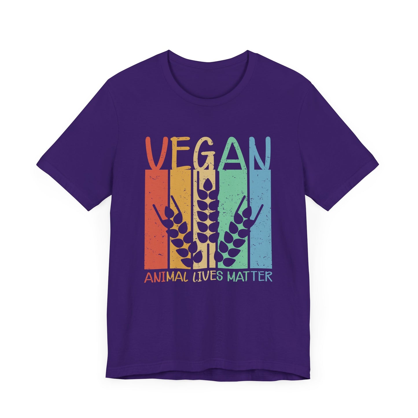 Vegan: Animal Lives Matter - Unisex Jersey Short Sleeve Tee - 12069